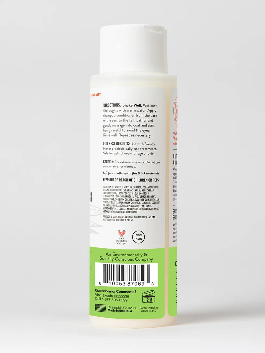 Skout's Honor Probiotic Shampoo + Conditioner Sunkissed Coconut 16oz