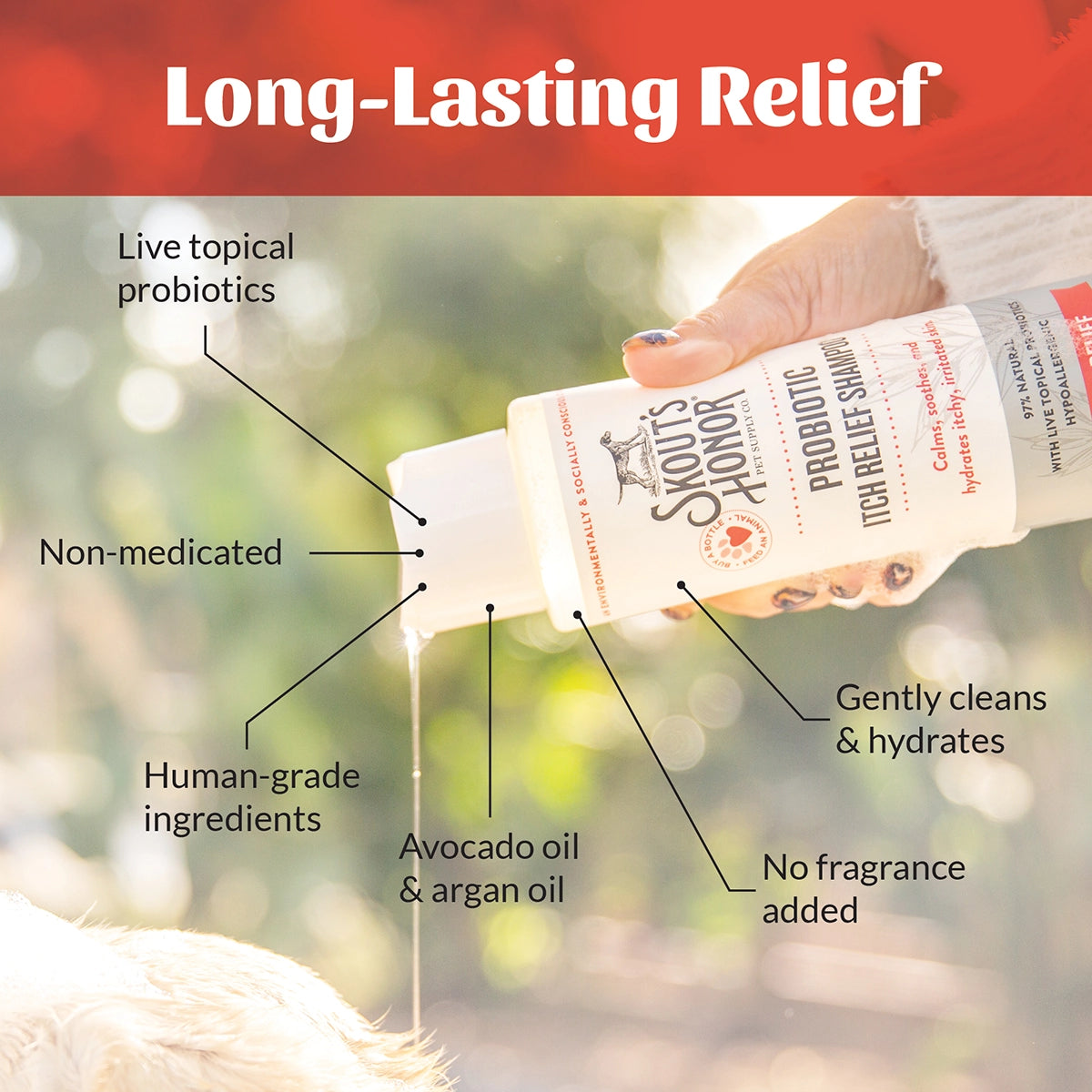 Skout's Honor Probiotic Shampoo + Conditioner Itch Relief 16 oz