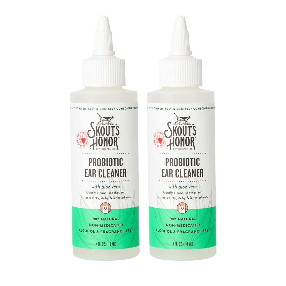Skout's Honor Cat Probiotic Ear Cleaner 4oz