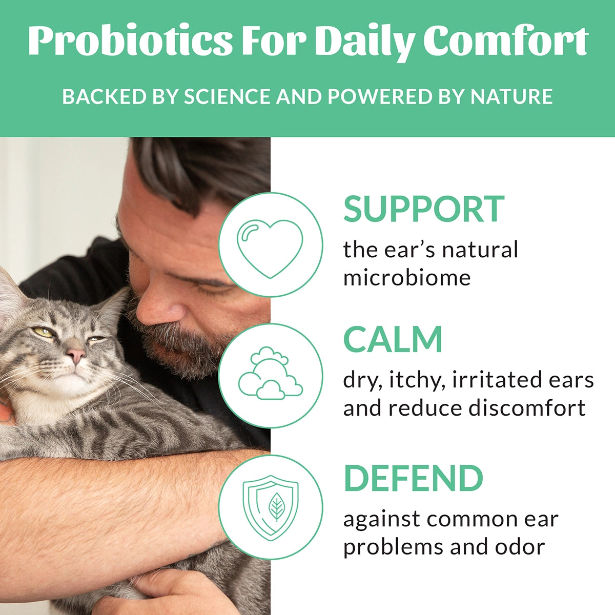Skout's Honor Cat Probiotic Ear Cleaner 4oz