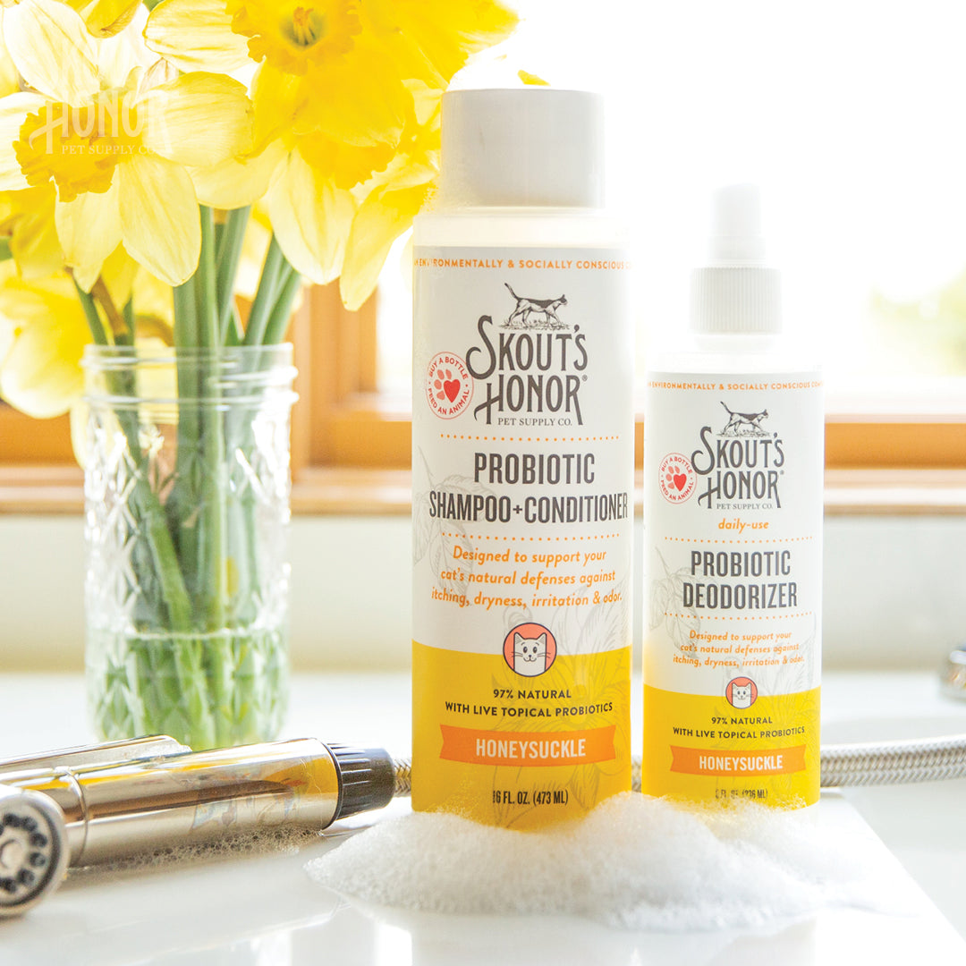 Skout's Honor Cat Probiotic Deodorizer Honeysuckle 8oz