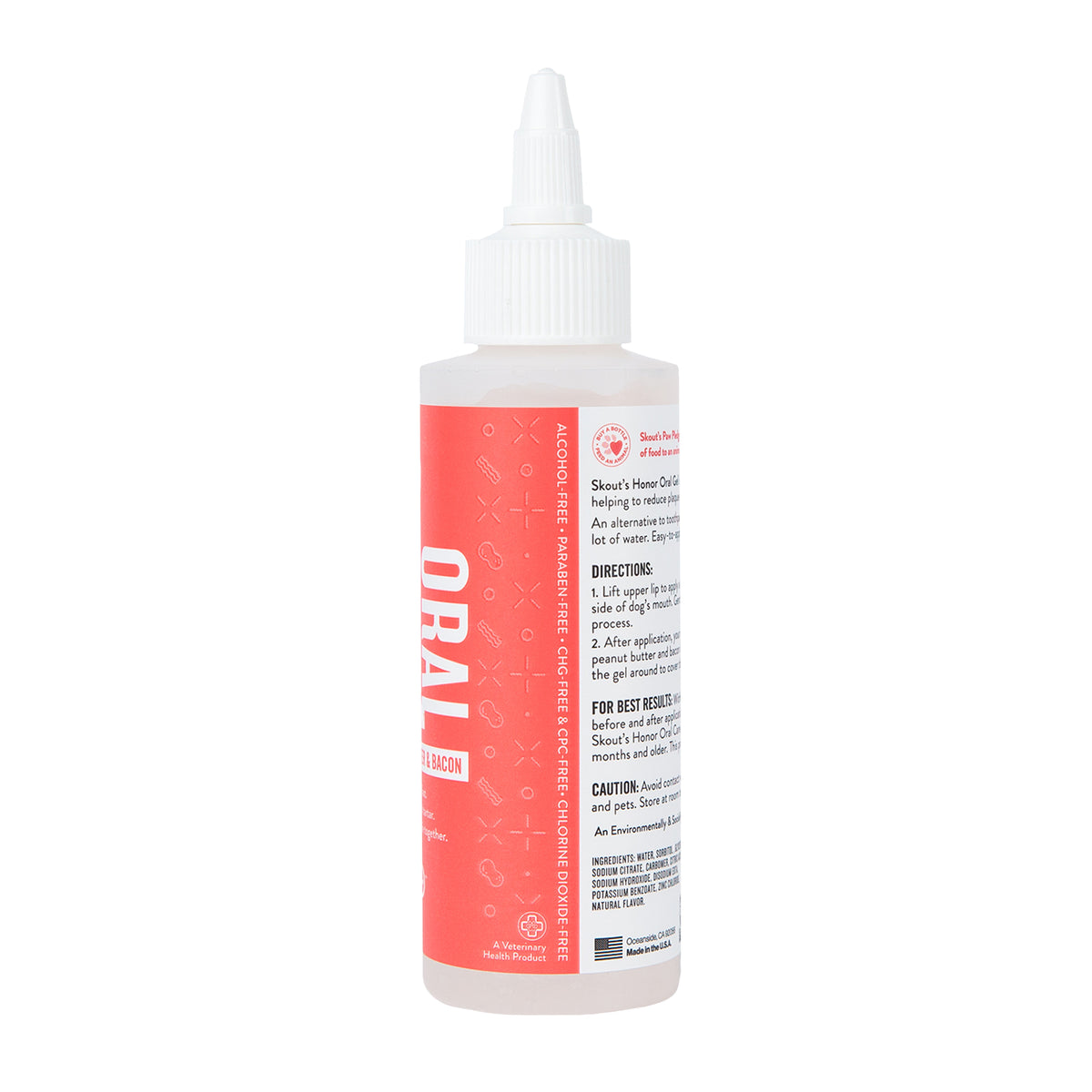 Skout's Honor Oral Gel: Peanut Butter & Bacon 4oz