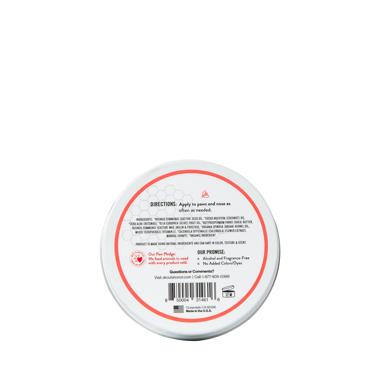 Skout's Honor Prebiotic Pet Balm Display 6pk