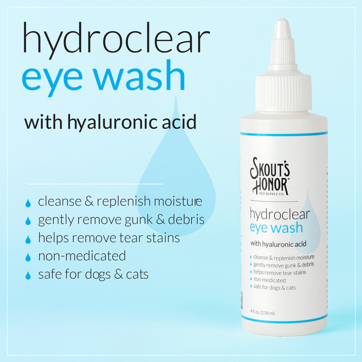 Skout's Honor Hydroclear Eye Wash 4oz