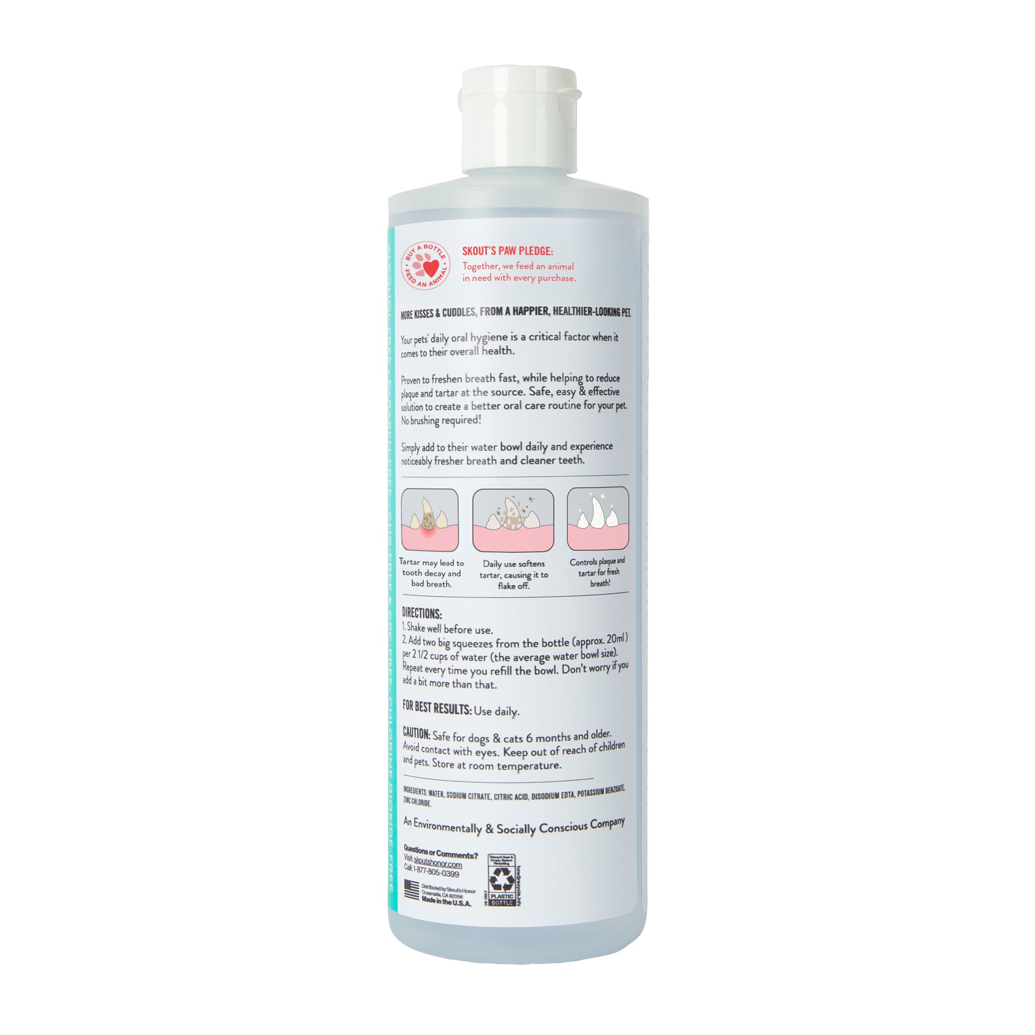 Skout's Honor Fresher Breath Water Additive 16oz