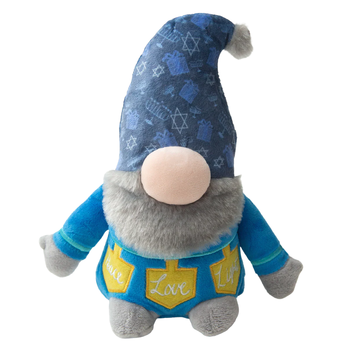SnugArooz Baby Hanukkah Gnome Dog Toy 6"