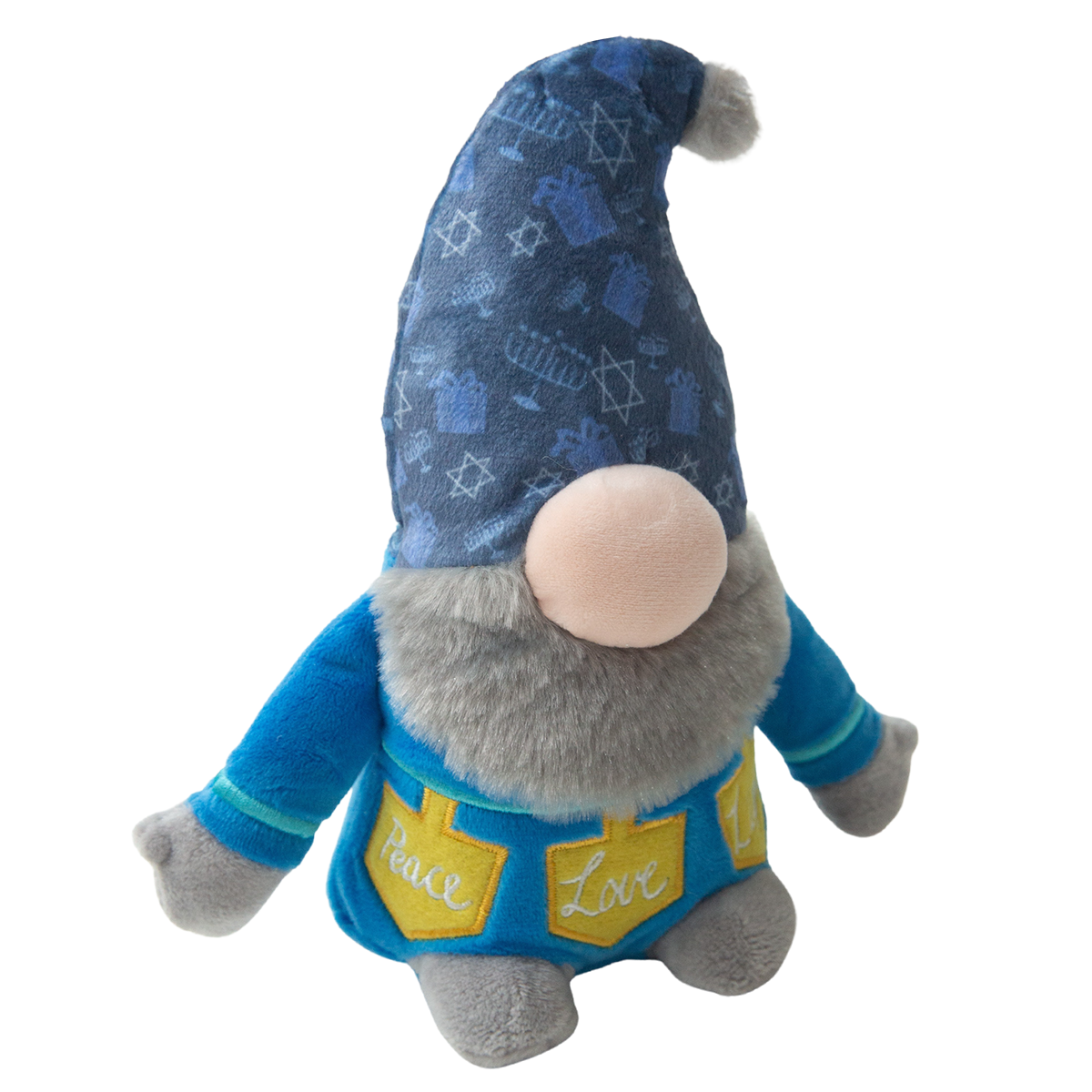 SnugArooz Baby Hanukkah Gnome Dog Toy 6"