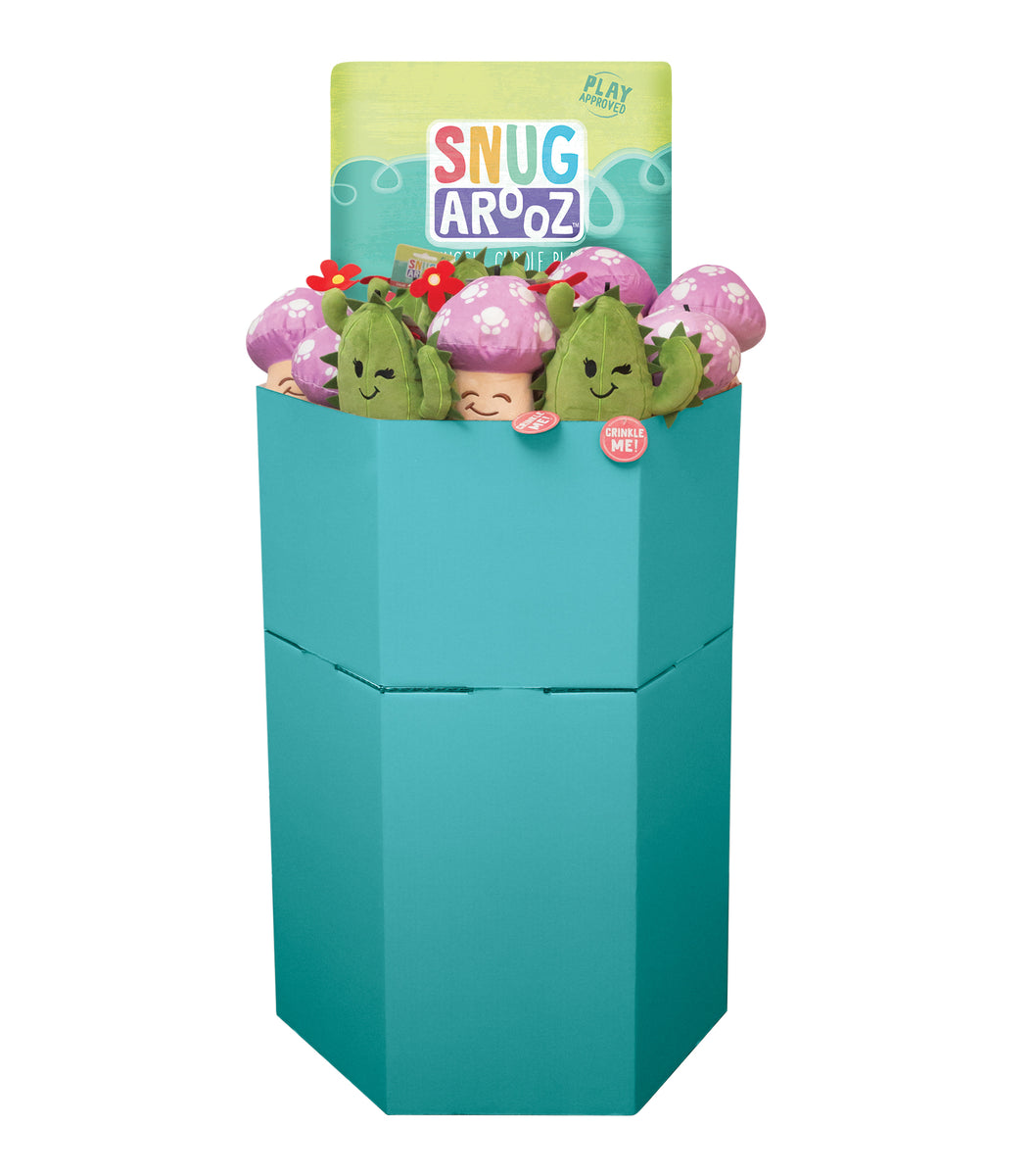 SnugArooz Mushroom + Cactus 32pc Display