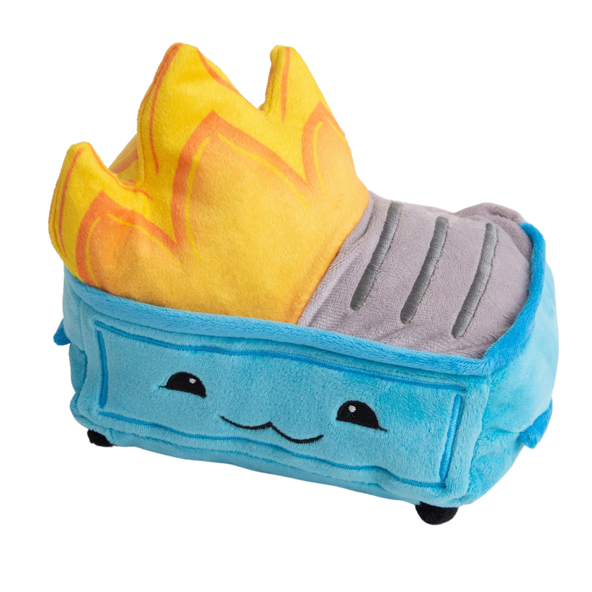 SnugArooz Dumpster Fire Plush Dog Toy 6.5"