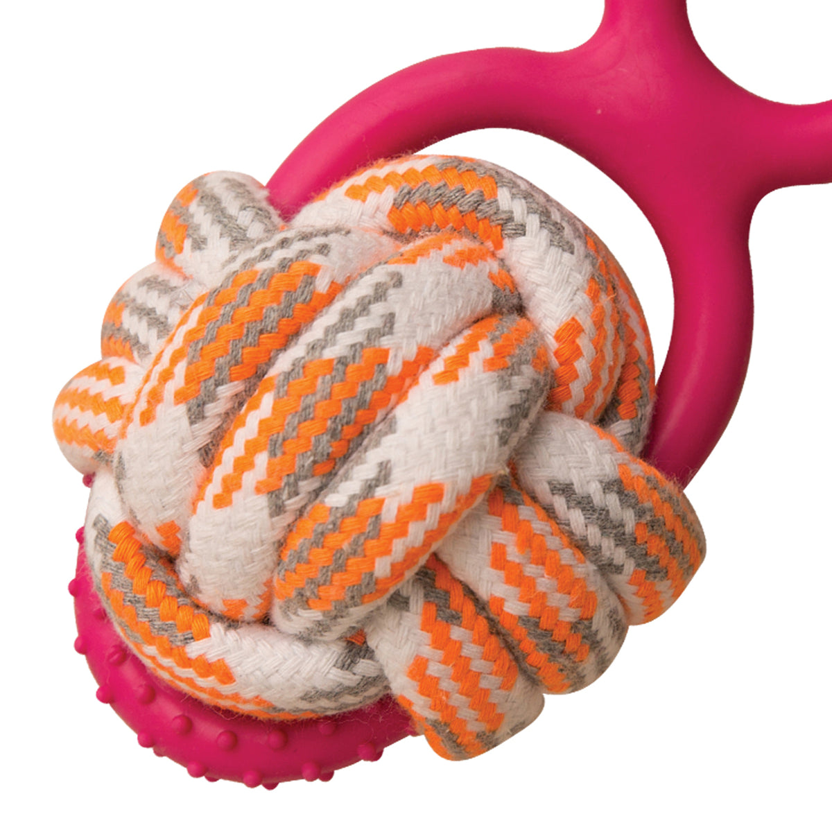SnugArooz Grab N' Wag Rope Dog Toy Assorted Colors 8"