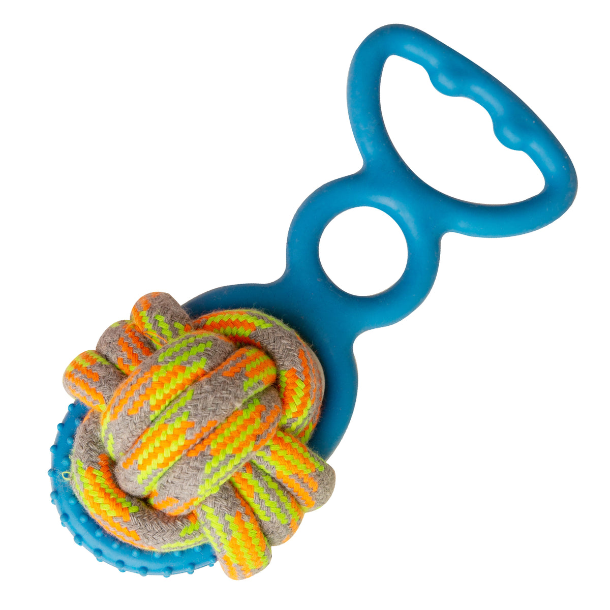 SnugArooz Grab N' Wag Rope Dog Toy Assorted Colors 8"