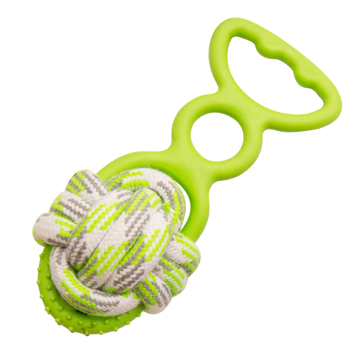 SnugArooz Grab N' Wag Rope Dog Toy Assorted Colors 8"