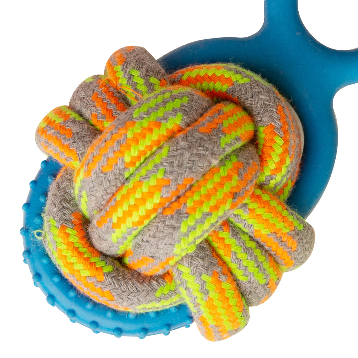 SnugArooz Grab N' Wag Rope Dog Toy Assorted Colors 8"