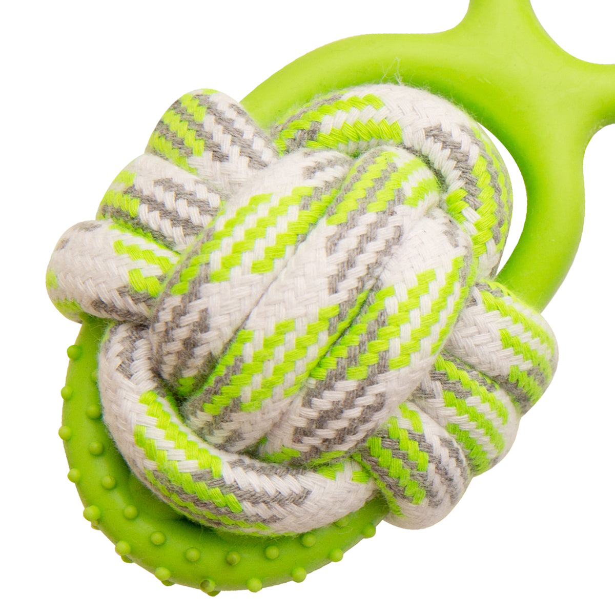 SnugArooz Grab N' Wag Rope Dog Toy Assorted Colors 8"
