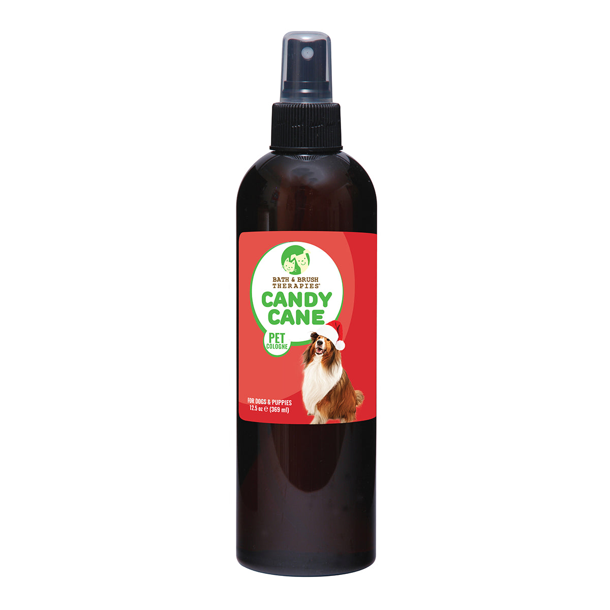 Showseason Bath & Brush Therapies Candy Cane Pet Cologne 12.5 oz.