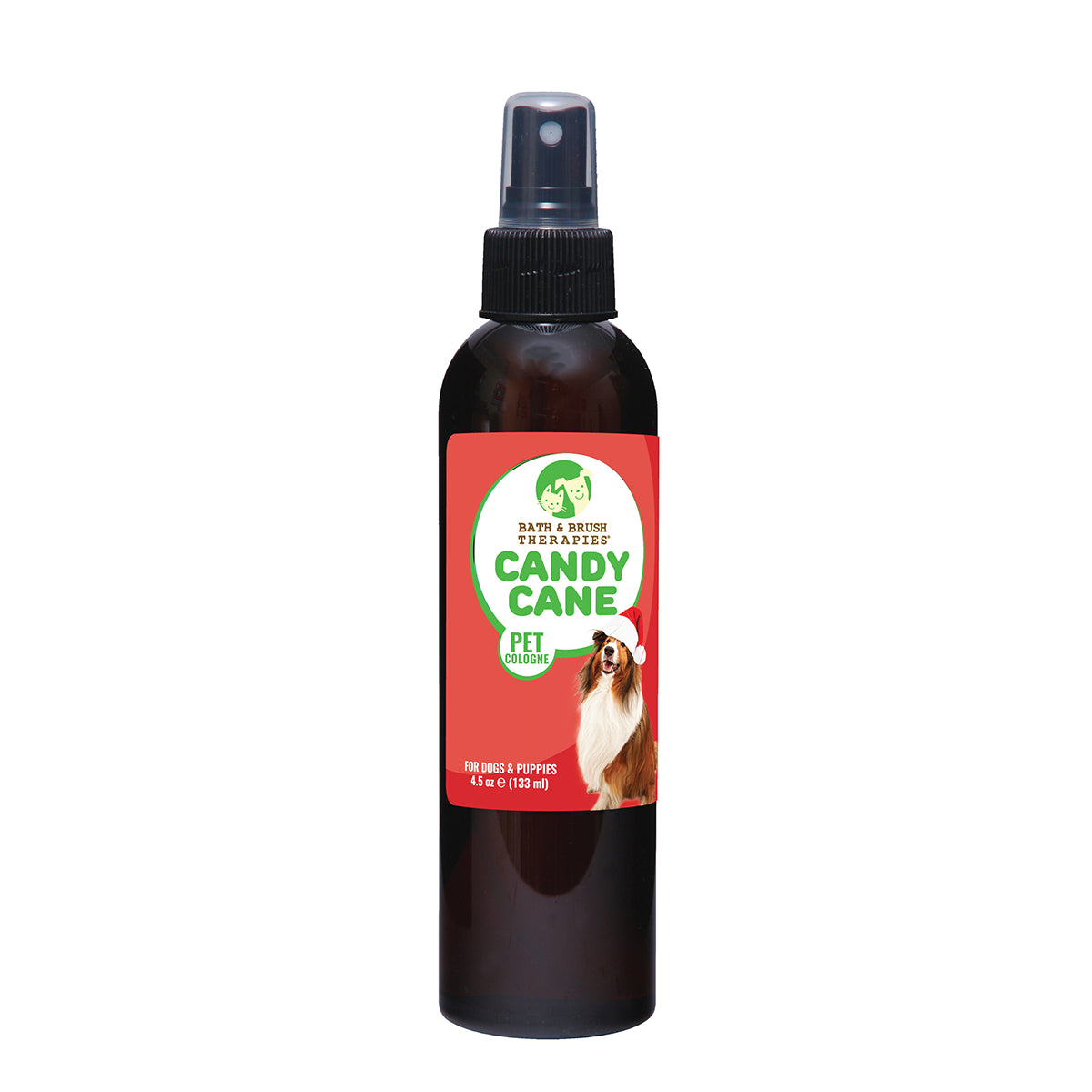 Showseason Bath & Brush Therapies Candy Cane Pet Cologne 4.5 oz.