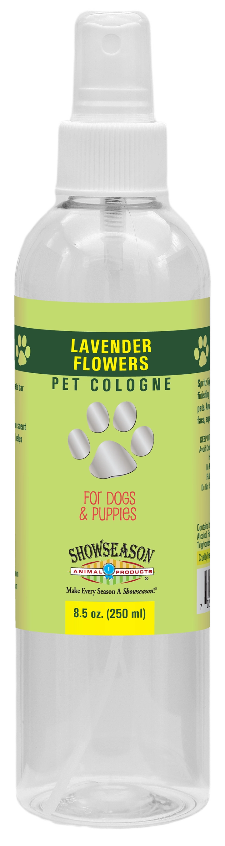 Showseason 8.5 oz. Lavender Flowers Pet Cologne