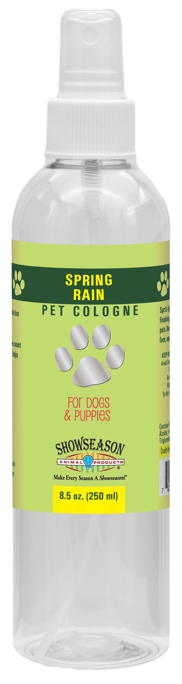 Showseason 8.5 oz. Spring Rain Pet Cologne