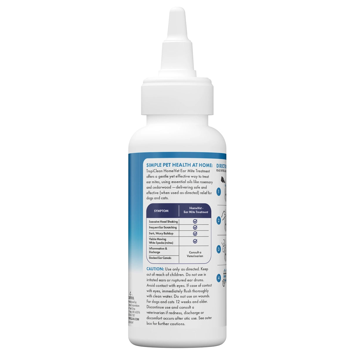 HomeVet Ear Mite Treatment, 2oz