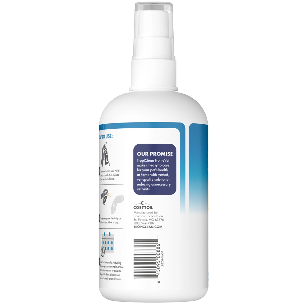 HomeVet Itch and Allergy Spray, 8oz
