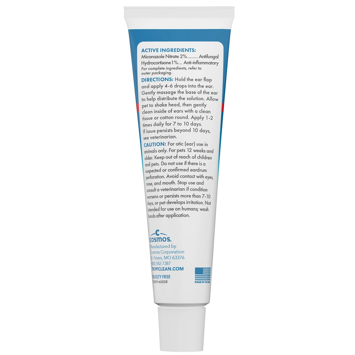 HomeVet Medicated Ear Drops, 2oz