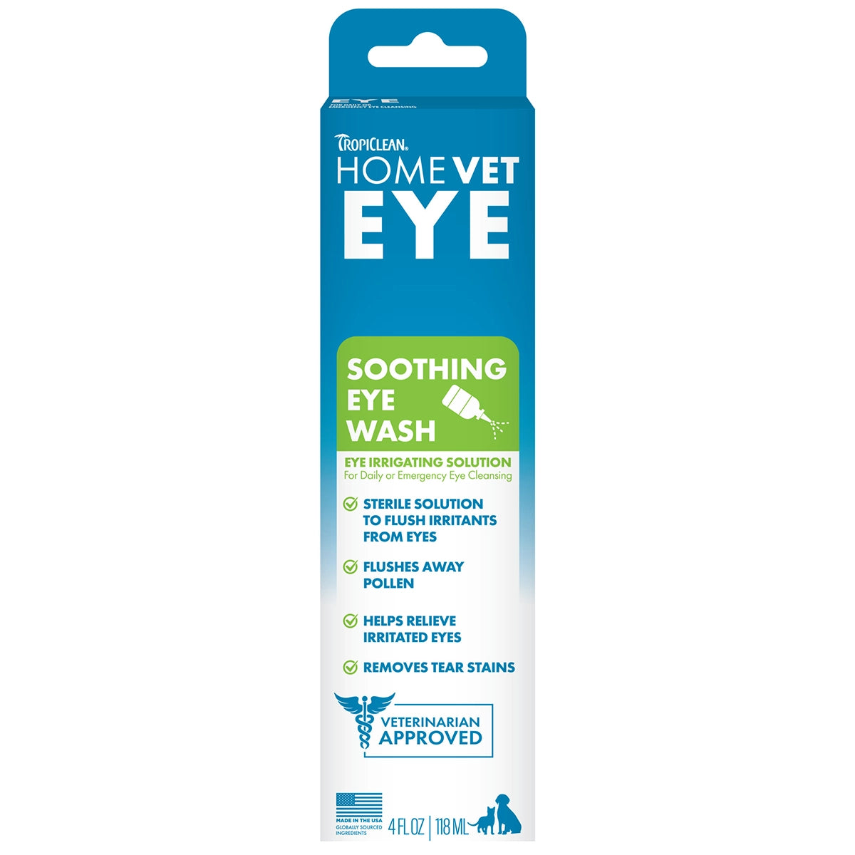 HomeVet Soothing Eye Wash, 4oz