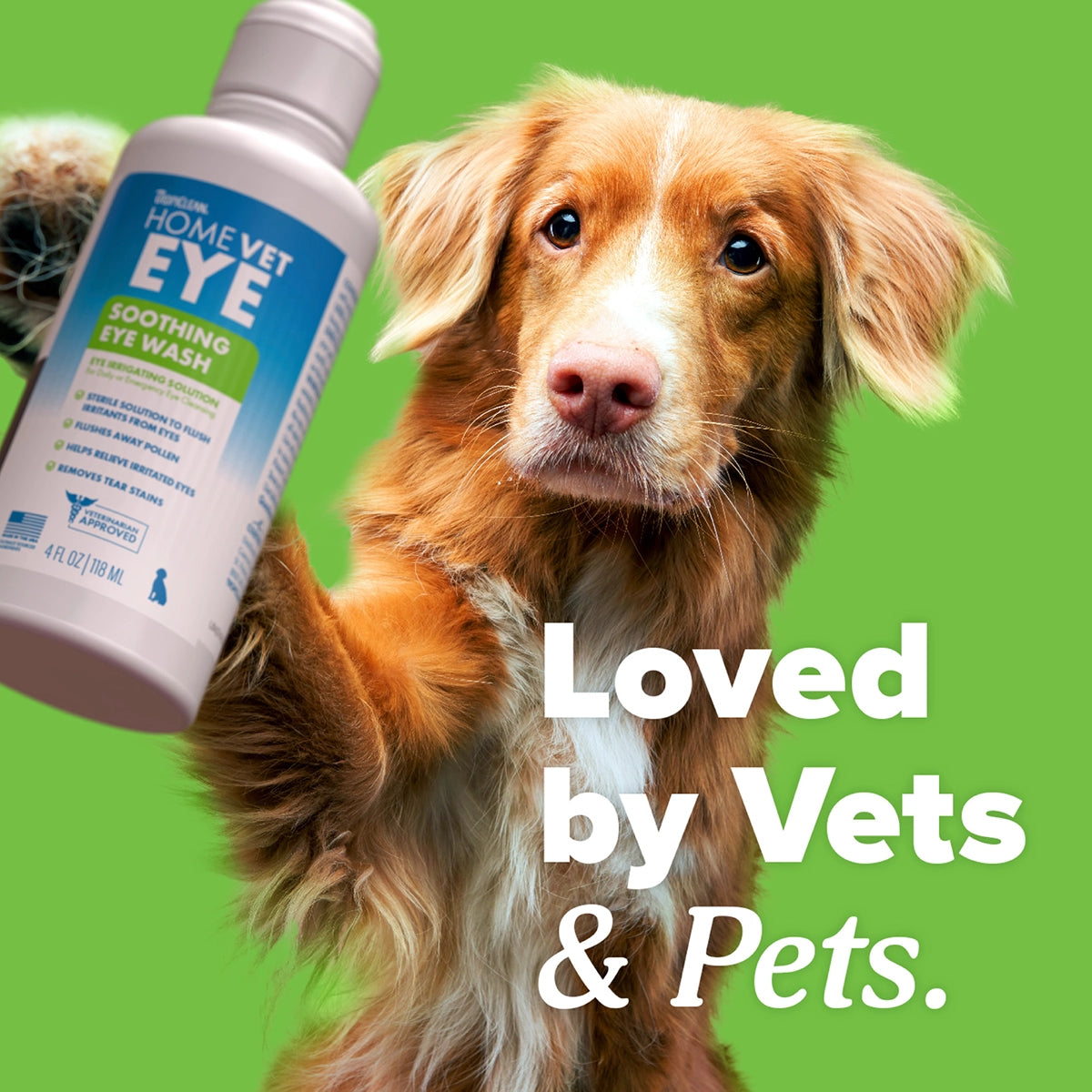 HomeVet Soothing Eye Wash, 4oz