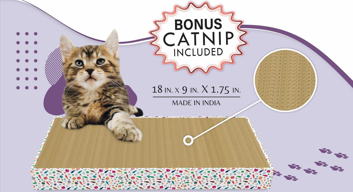 ThoozyPet Double Wide Tray Scratcher