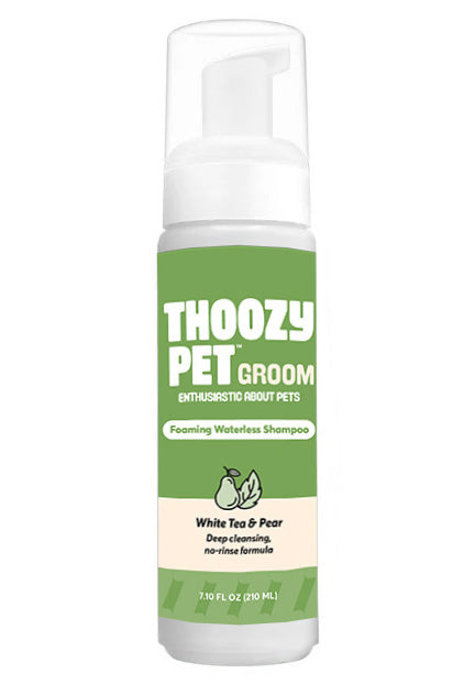 ThoozyPet Foaming Waterless Shampoo in White Tea & Pear 7.10oz