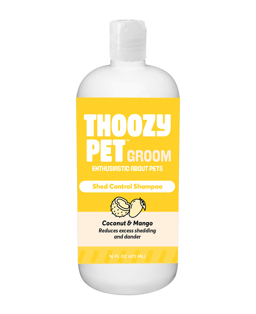 ThoozyPet Shed Control Shampoo Coconut & Mango 16oz
