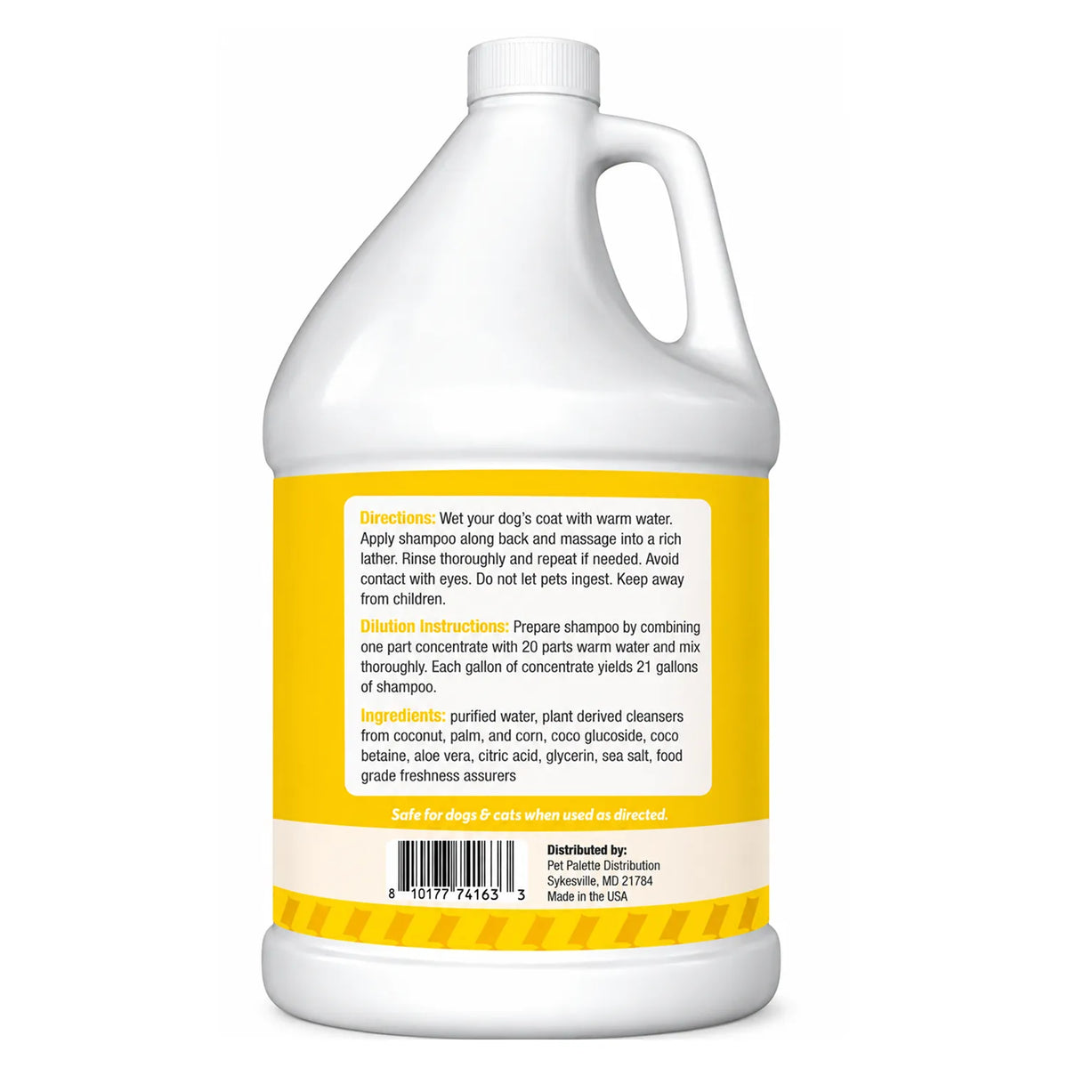 ThoozyPet Shed Control Shampoo Coconut & Mango 1 Gallon