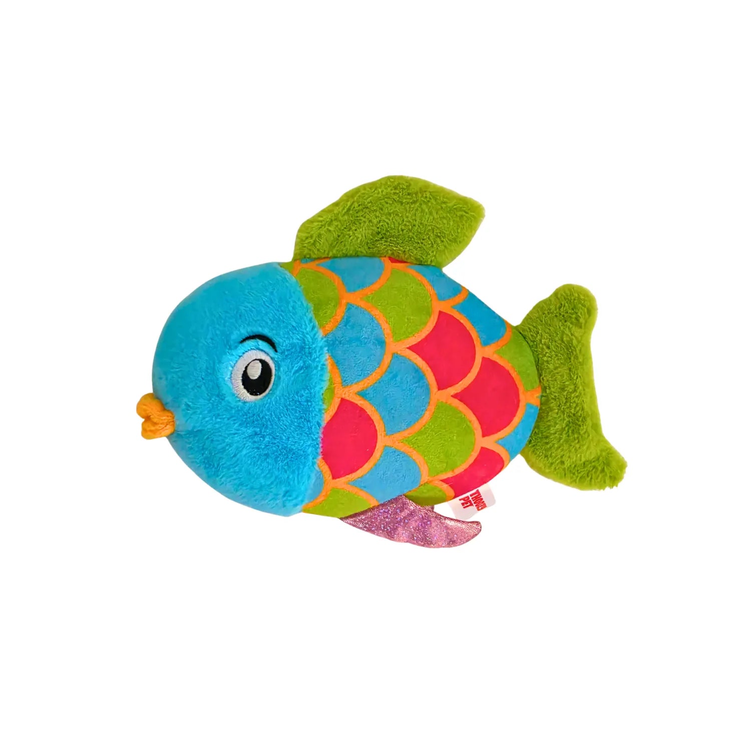 ThoozyPet Sea Life Fish Plush Dog Toy Multi