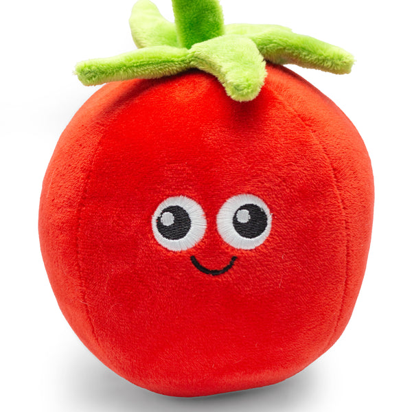 ThoozyPet Tomato Plush Dog Toy 5.5