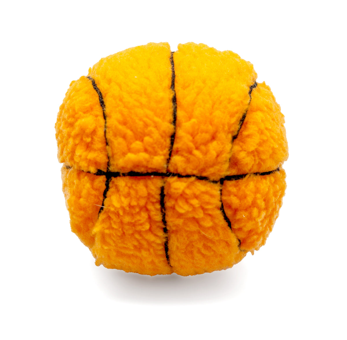 ThoozyPet Basketball Plush Dog Toy 4"