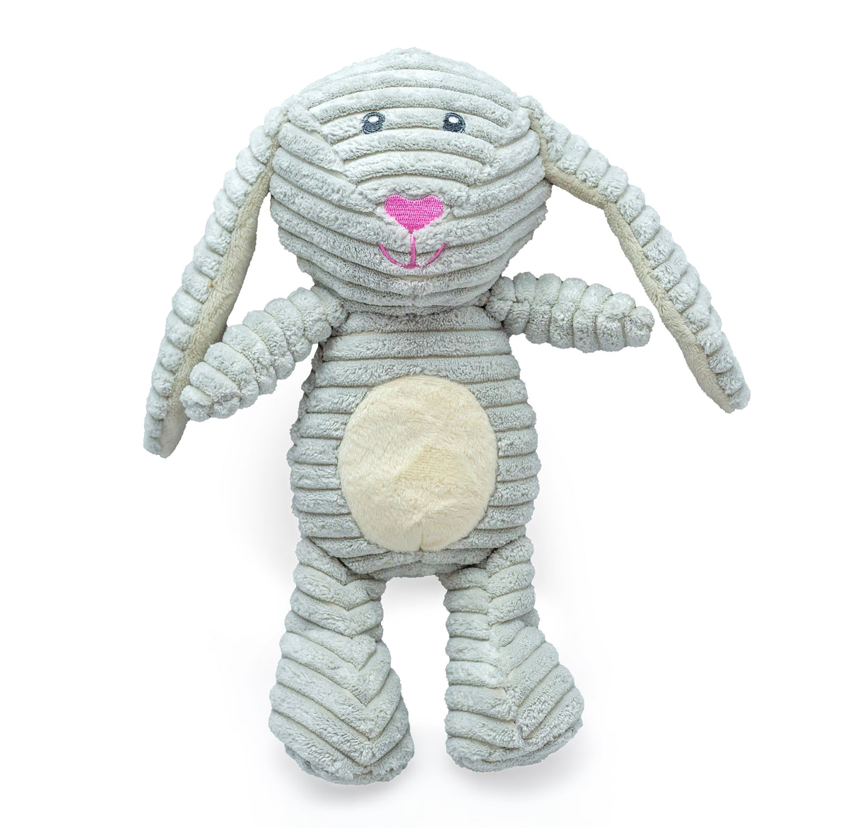 ThoozyPet Tuff & Cuddly Bunny Plush Dog Toy 12.5"