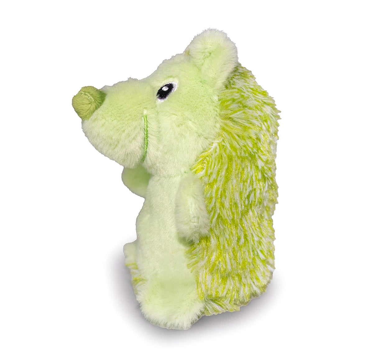 ThoozyPet Hedgehog Plush Dog Toy Green 5"