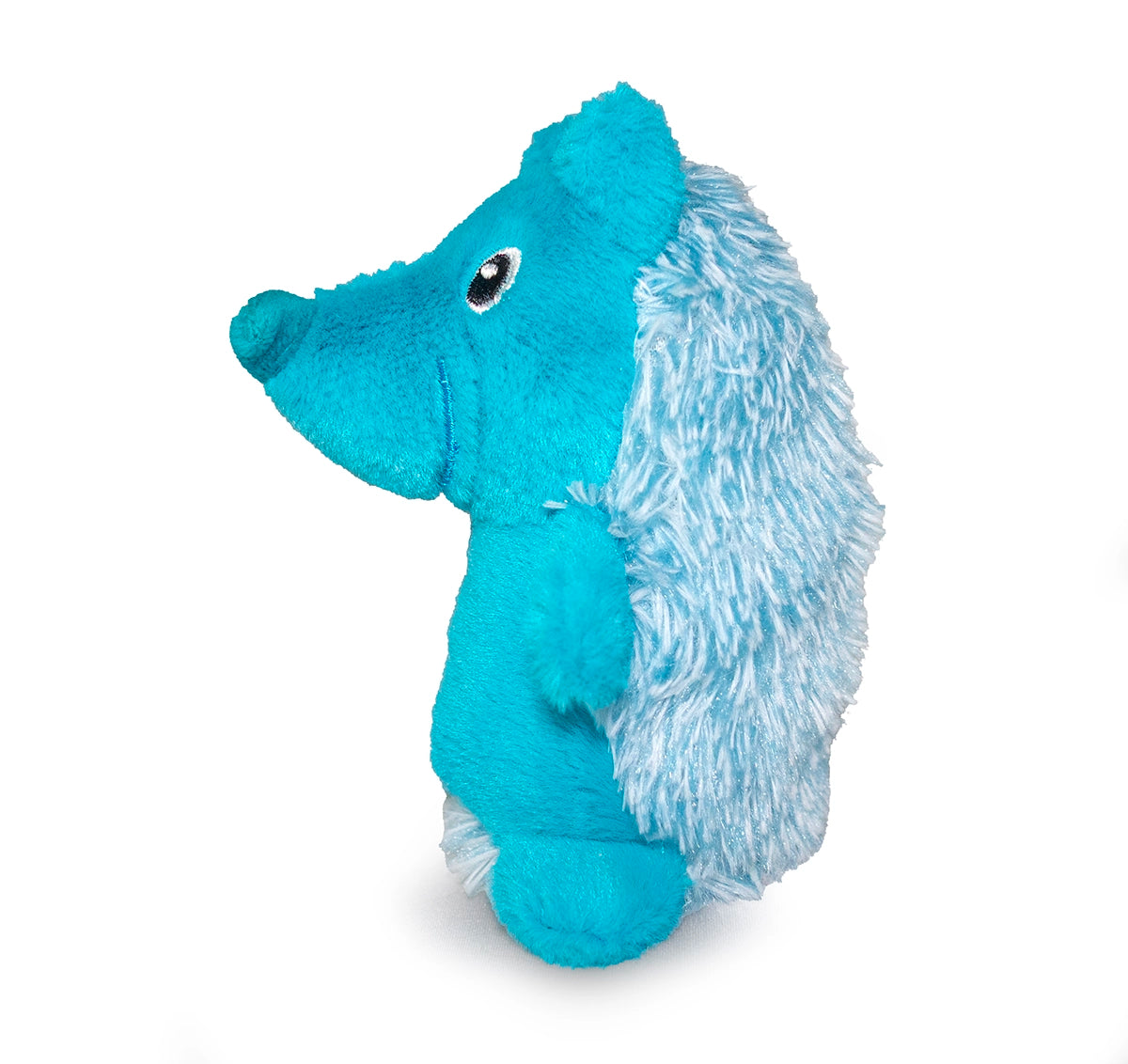 ThoozyPet Hedgehog Plush Dog Toy Blue 5"