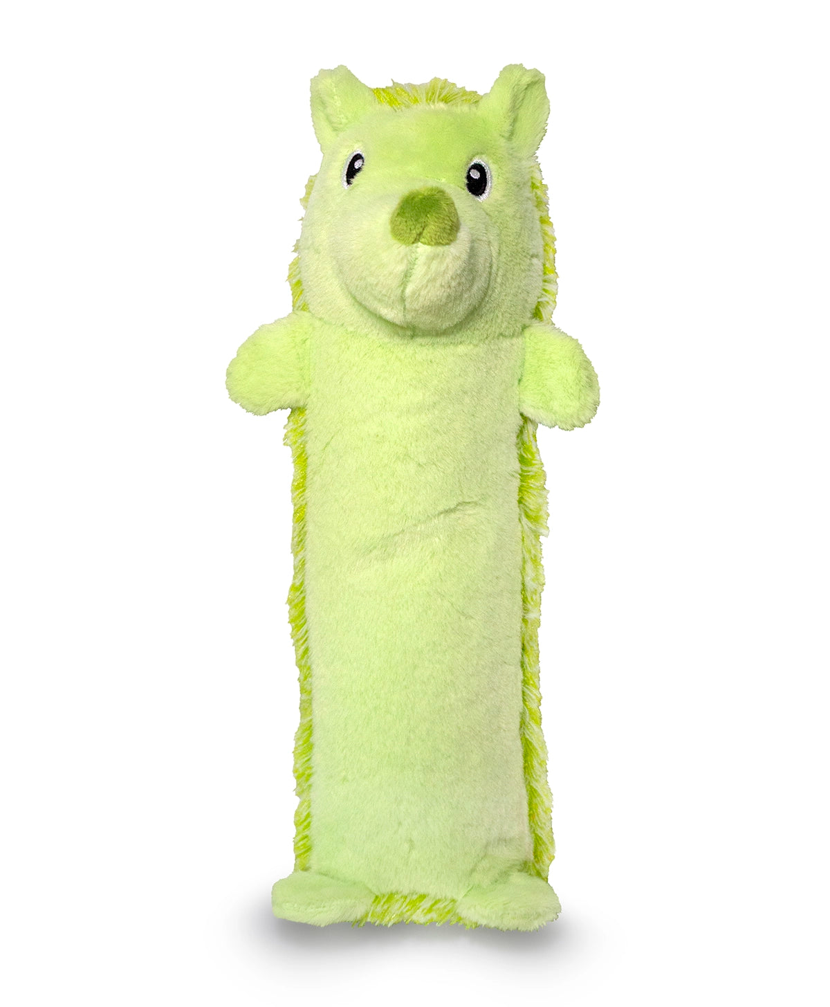 ThoozyPet Hedgehog Plush Dog Toy Green 13"