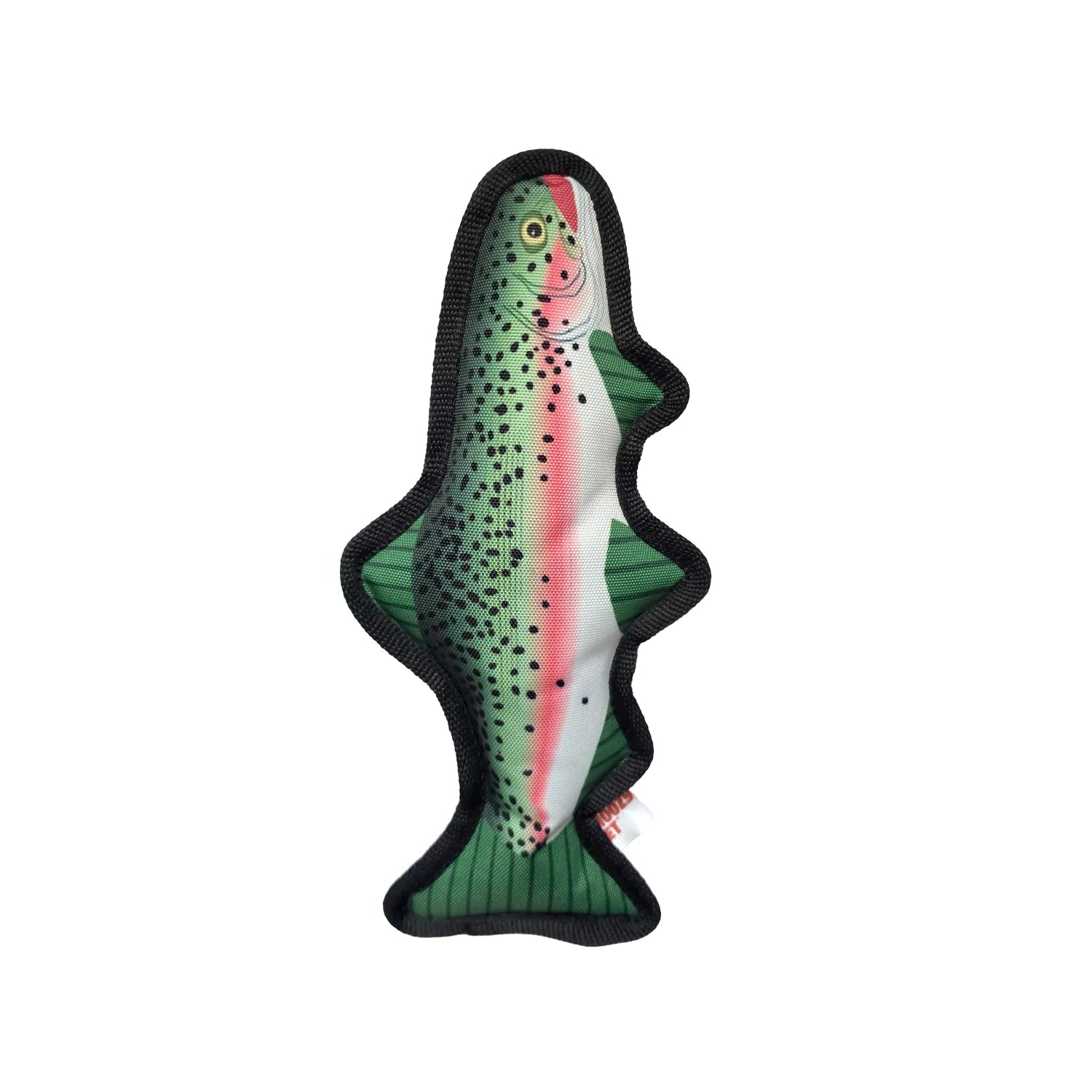 ThoozyPet Rainbow Trout Ballistic Plush Toy Green 12"