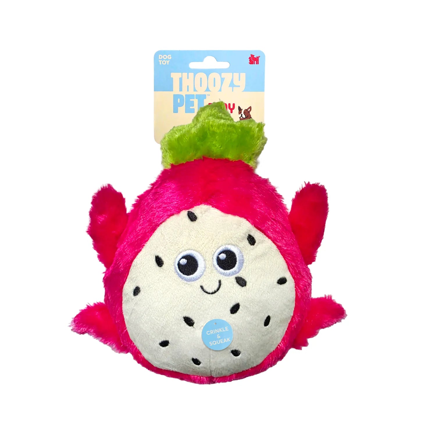 ThoozyPet Dragon Fruit Plush Dog Toy