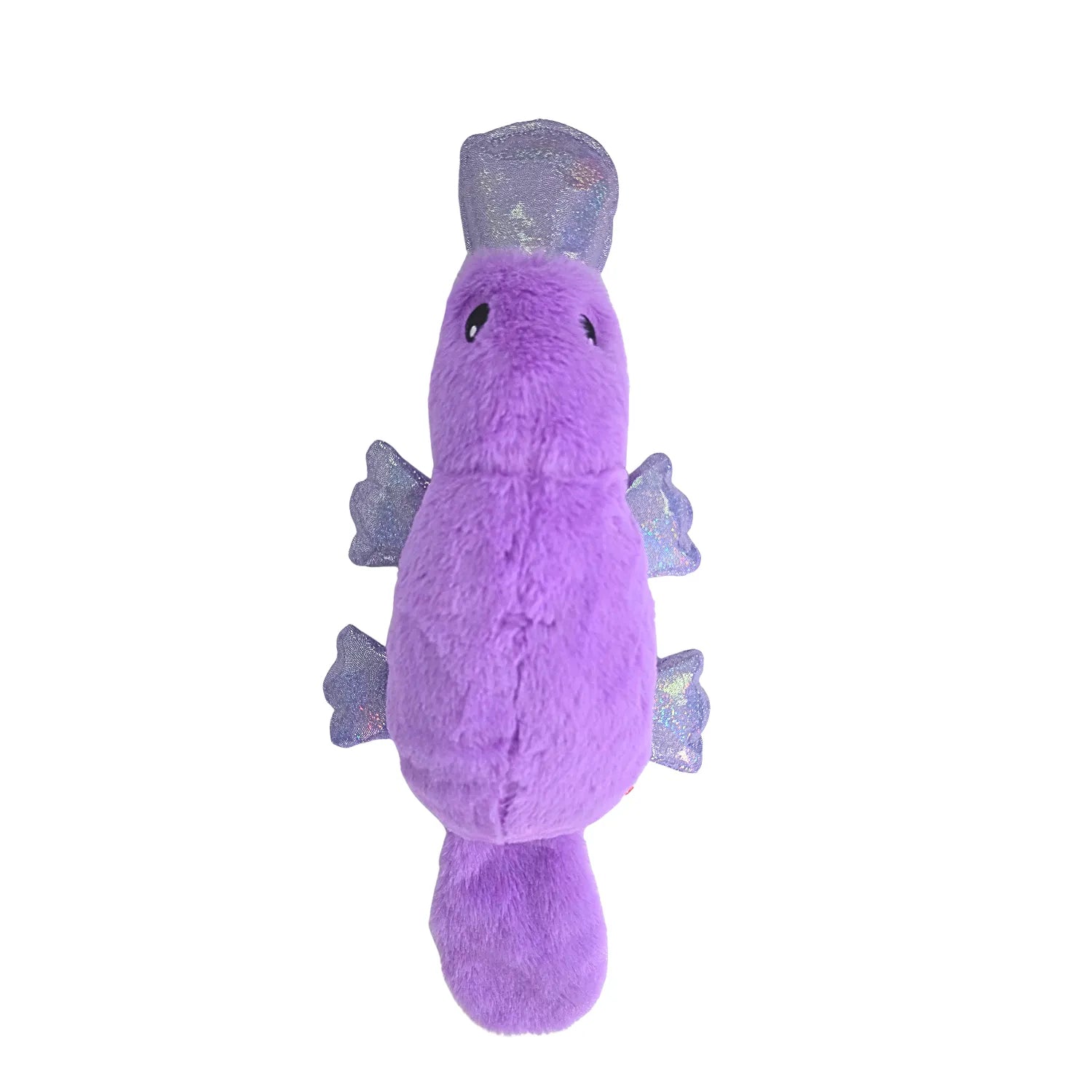 ThoozyPet Sea Life Platypus Plush Dog Toy Purple 10"