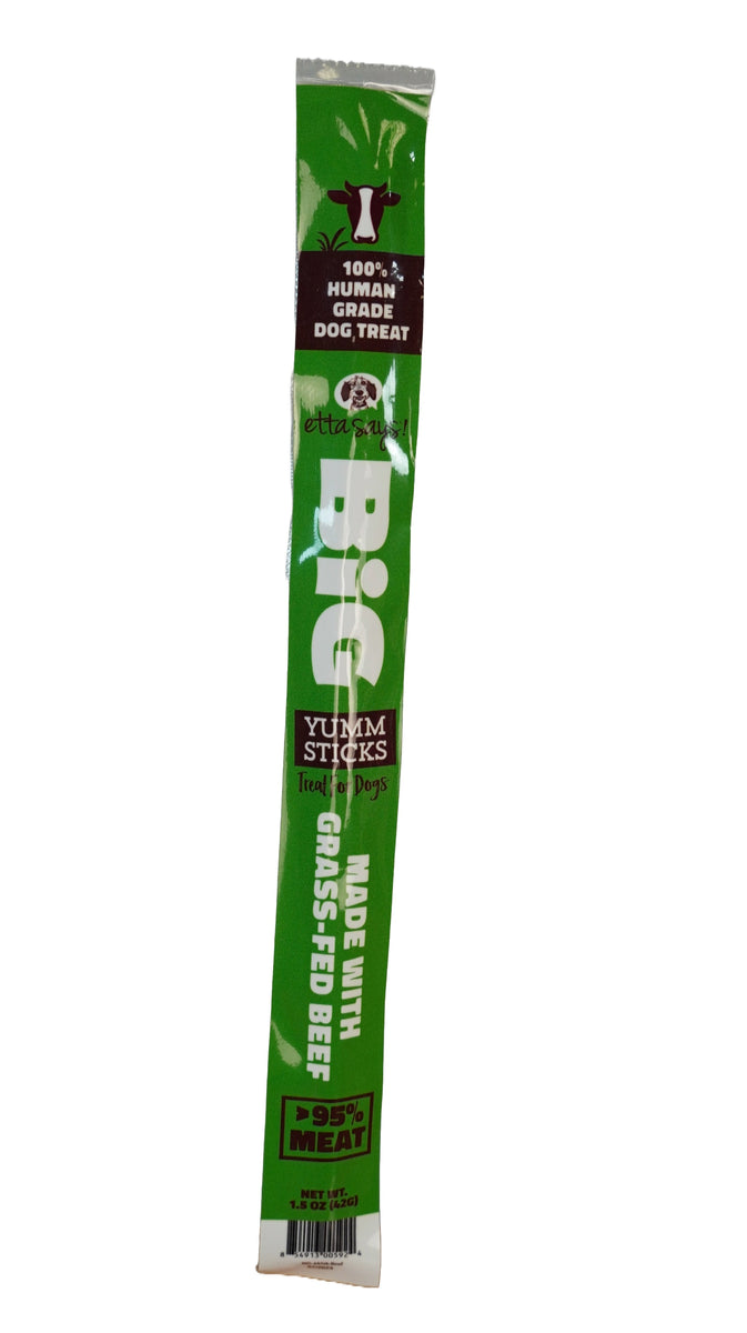 Etta Says! BIG Beef Yumm Sticks Dog Chew Display Box 24ct