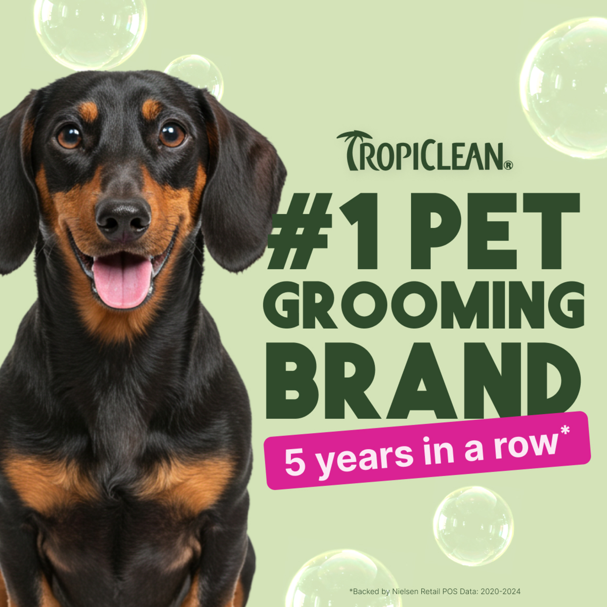 TropiClean Berry + Coconut Deep Cleansing Pet Shampoo, 20oz