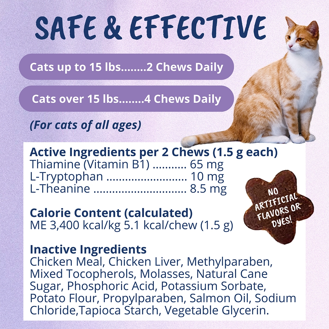 Under the Weather Cat Calming Chews 60 ct.