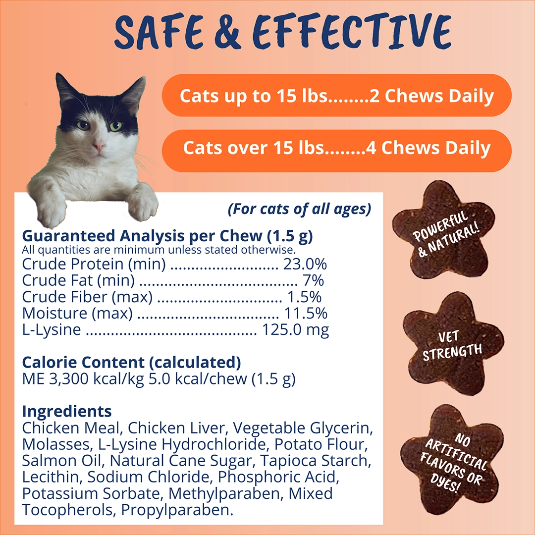 Under the Weather Cat L-Lysine Chews 60 ct.