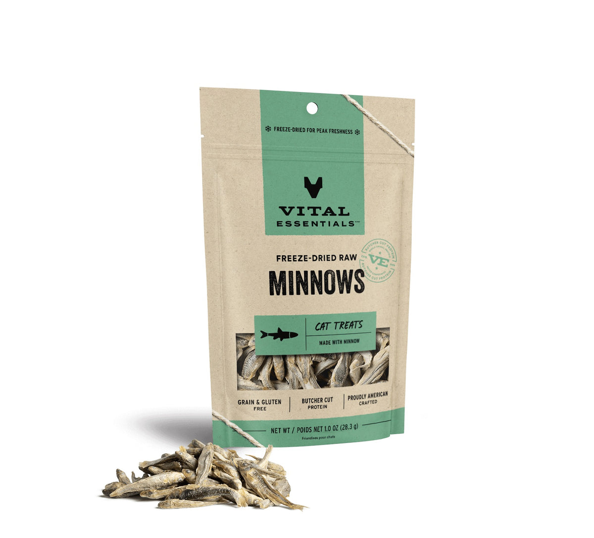 Vital Essentials® Freeze-Dried Raw Minnows Cat Treats, 1.0 oz
