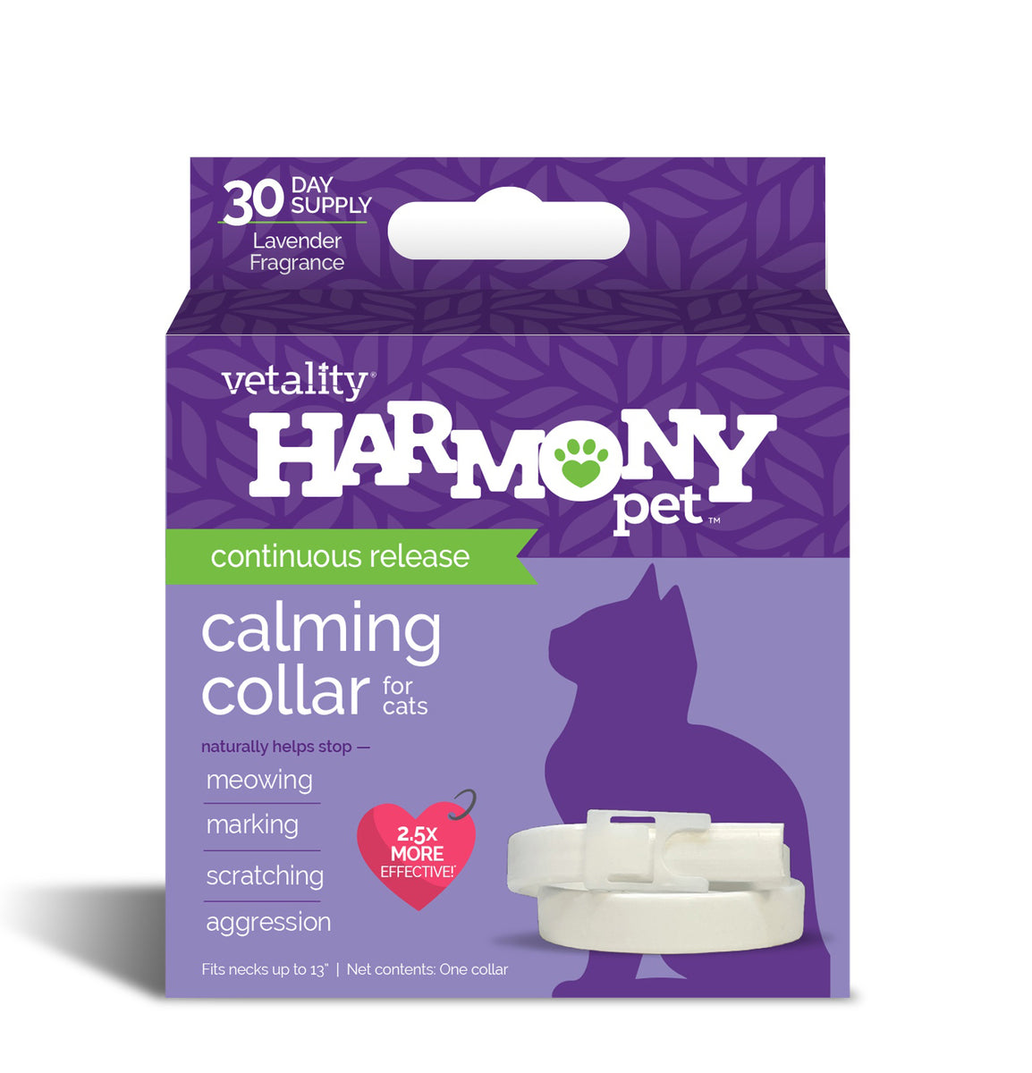 Vetality Harmony Pet Calming Collar for Cats