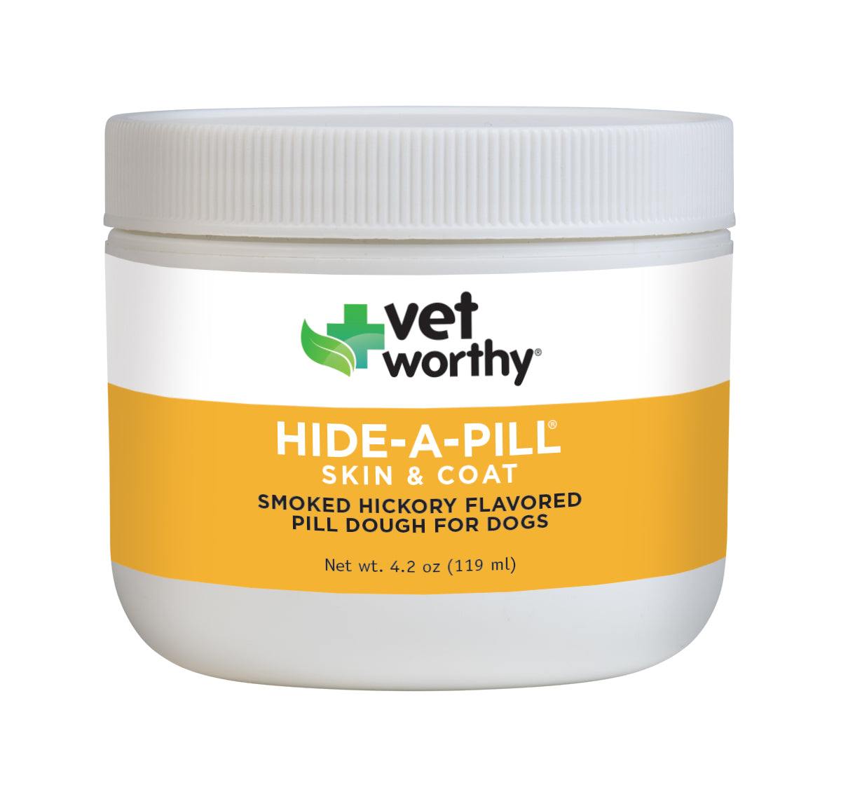 Vet Worthy Hide-A-Pill Skin & Coat Smoked Hickory Flavored Pill Dough 4.2oz