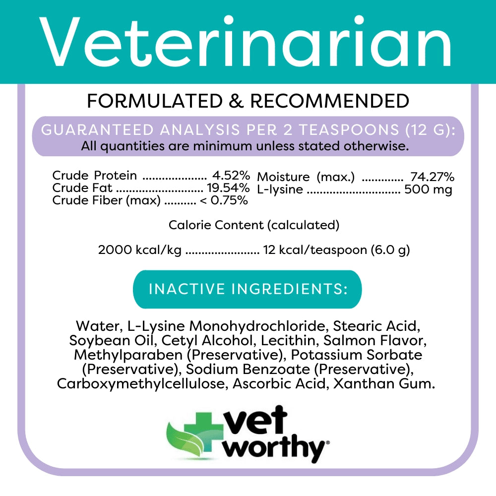 Vet Worthy - 3 oz Lysine Paw Gel Feline