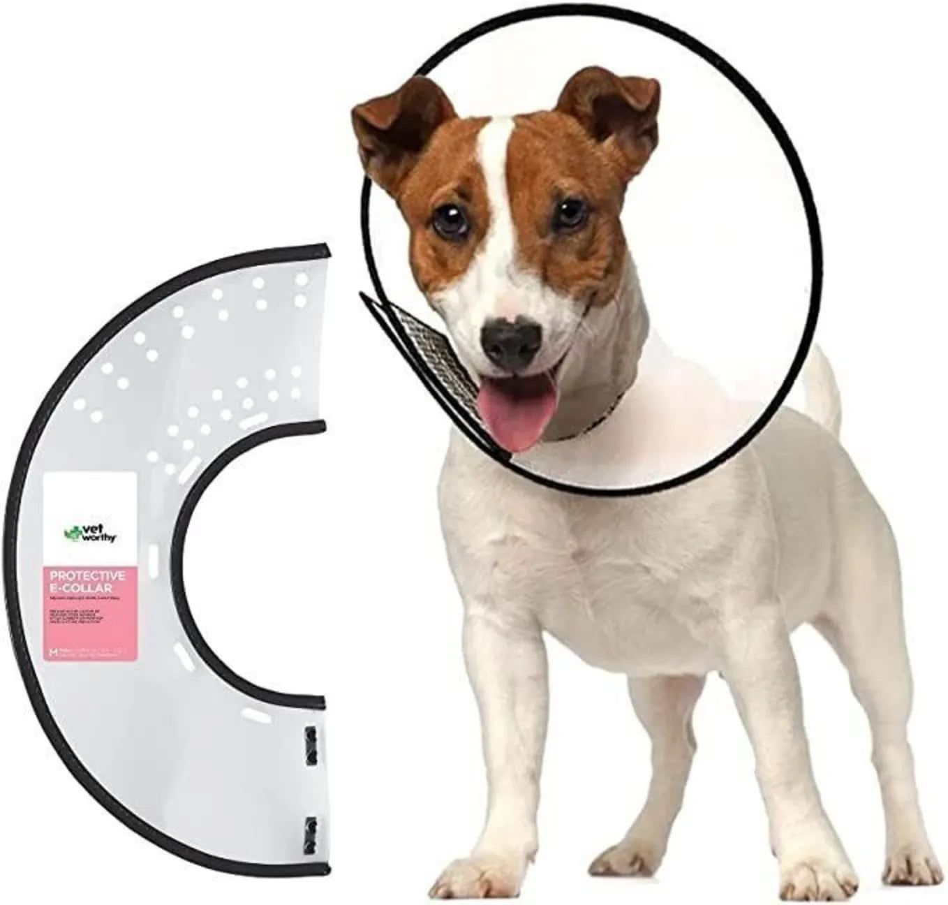 Vet Worthy Pet Cone E-Collar Large